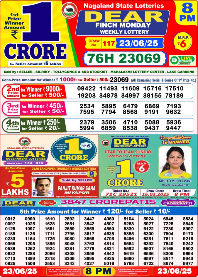 8 PM Result